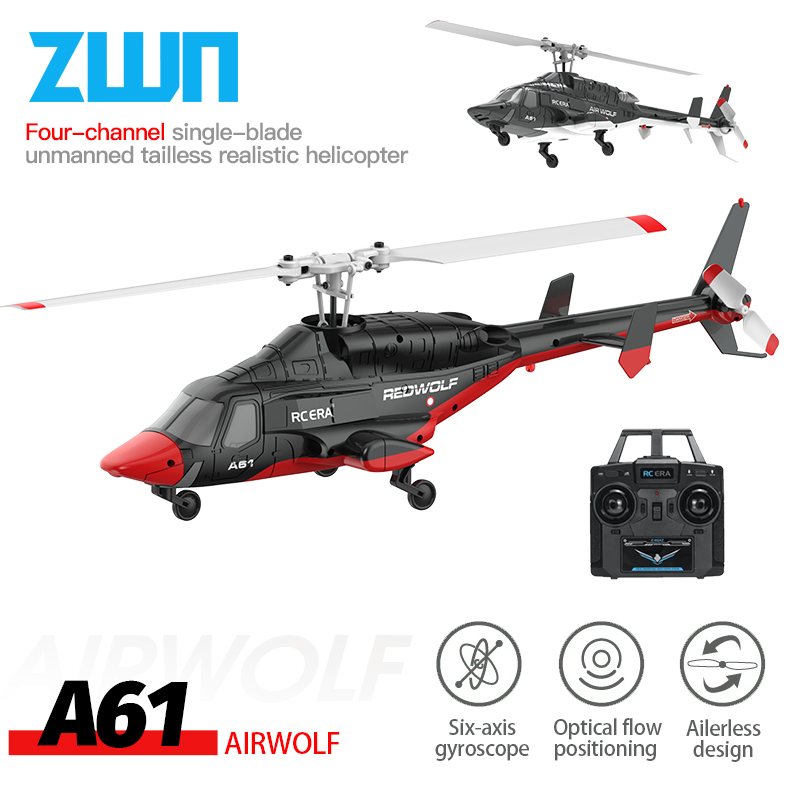 Helicóptero A61 RC 2,4G girosc - Rc Helicopter Nitro reseña y precio