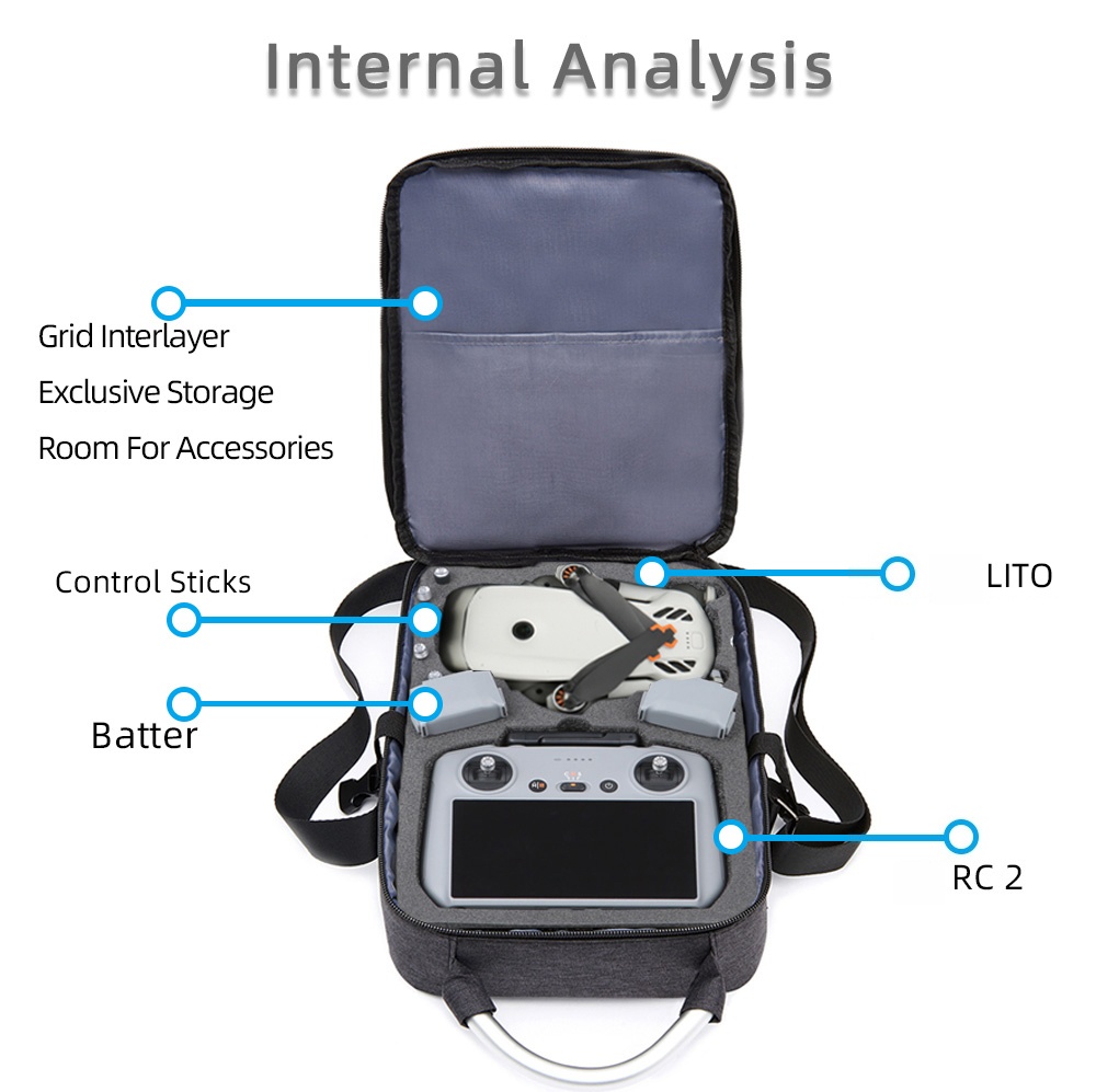 Bolsa protectora para DJI Lito - Rc Helicopter Bag reseña y precio